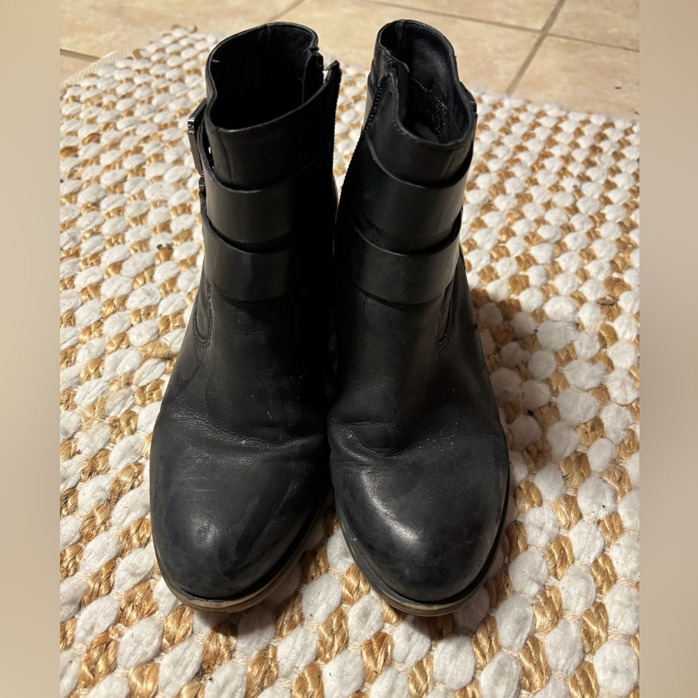 Franco Sarto Genuine Leather Booties